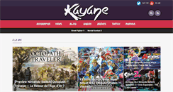 Desktop Screenshot of kayane.fr