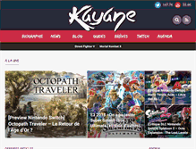 Tablet Screenshot of kayane.fr